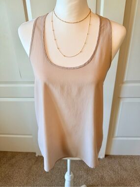 Frenchi Neutral Taupe Scoop Neck Camisole